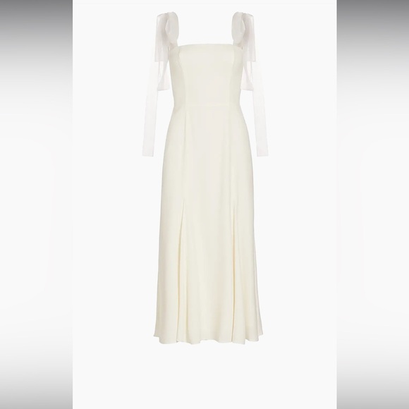 Reformation Kairo Dress Ivory Size 4 - Picture 2 of 11